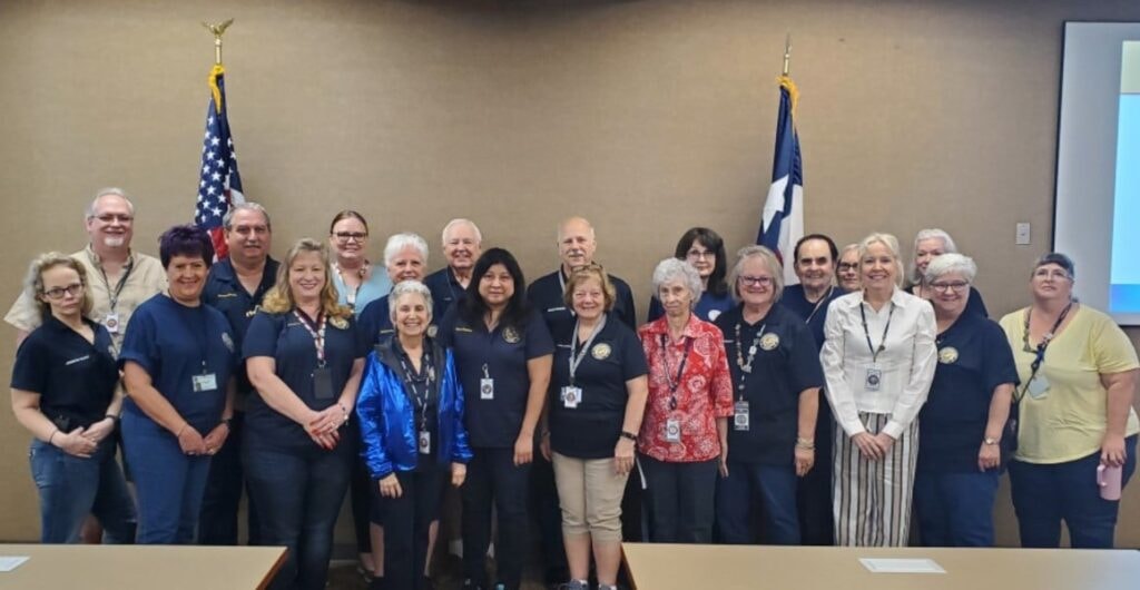 PCPAAA group photo with American flag